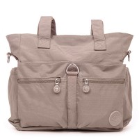 Летняя тканевая сумка Jielshi  3755 mocha