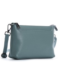 Женский молодежный кожаный клатч ALEX RAI 3092 blue