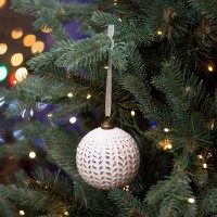 Шар новогодний Yes! Fun d-10 см, белый 973851