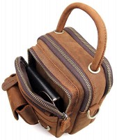 Кожаная борсетка Vintage 14416