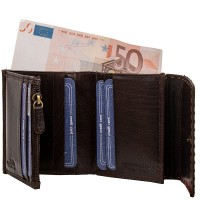Кошелек мужской кожаный BUFFALO WILD DNKCC2A-BWJ-brown