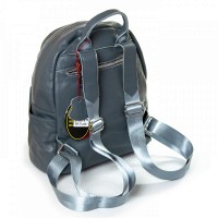 Женская кожаный рюкзак ALEX RAI 8635-9 blue