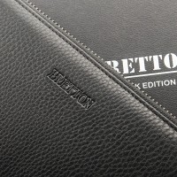 Кожаный мужской кошелек BRETTON 162-22 black