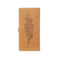 Тревел-кейс из кожи Hi Art TC-01 Shabby Honey Mehendi Classic