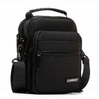 Мужская небольшая сумка через плечо и пояс Lanpad 82077 black