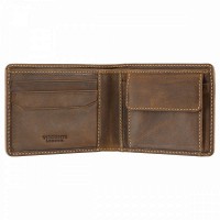 Мужской кожаный кошелек Visconti ART52 Bronte (Saddle Tan)