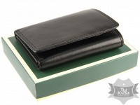 Мужской кошелек Visconti HT-18 из натуральной кожи черный