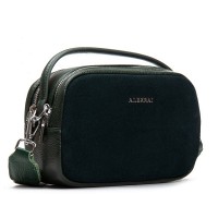 Женская замшевая сумка ALEX RAI 99126 green