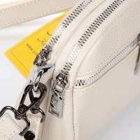 Женский молодежный кожаный клатч ALEX RAI 6088 white