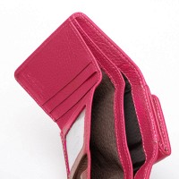 Женский кожаный кошелек Bright DR. BOND WS-403 plum-red