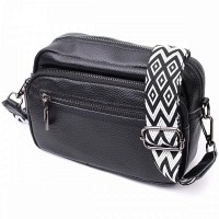 Молодежная женская кожаная сумка через плечо Vintage 22634