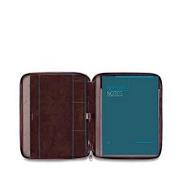 Кожаная коричневая папка Piquadro Blue Square (PB1164B2_MO)