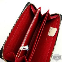 Женский черный кошелек из кожзама lv-62135 bla