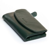 Женский кожаный кошелек Bright DR. BOND WS-239 green