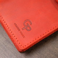 Женский кожаный кошелек GRANDE PELLE 11470 Красный
