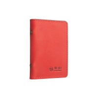 Обложка для документов из кожи HiArt AD-03 Red Berry