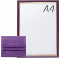 Женский кожаный кошелек SMITH CANOVA FUL-28611-purple