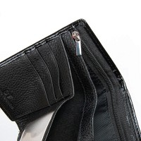 Женский кожаный лаковый кошелек SERGIO TORRETTI FEW214 black