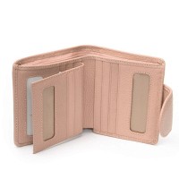 Женский кожаный кошелек Bright DR. BOND WS-415-1 pink
