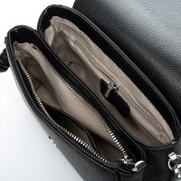 Женская кожаная сумка ALEX RAI 3230 black