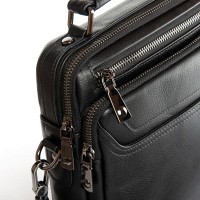Мужская кожаная сумка через плечо BRETTON 445-4 black