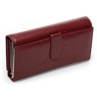 Женский кожаный кошелек Bright DR. BOND W46 wine red