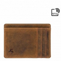 Мужской кожаный картхолдер Visconti VSL58 Stealth (Oil Tan)