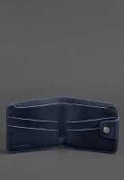 Кожаный кошелек BlankNote 4.3 темно-синий bn-pm-4-3-navy-blue