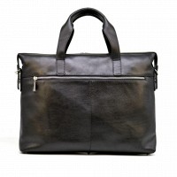 Мужской кожаный черный портфель TARWA ta-0042-4lx