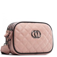 Женский молодежный кожаный клатч ALEX RAI 17001 pink