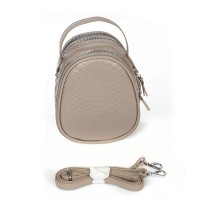 Молодежный клатч из кожи ALEX RAI F-5501 L-grey