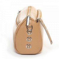 Молодежный клатч из кожи ALEX RAI BM 88083-13 camel