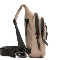 Мужская тканевая сумка-слинг Lanpad 20829 l.khaki мал