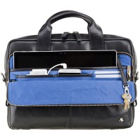 Мужская кожаная сумка с RFID защитой Visconti ml31 blk