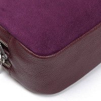 Женская замшевая сумка ALEX RAI 99126 bordo