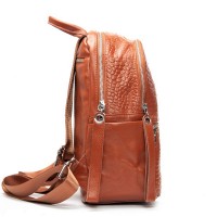 Женский кожаный рюкзак ALEX RAI 95518-9 camel