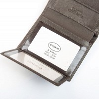 Женский кожаный кошелек Bright DR. BOND WS-36 gray