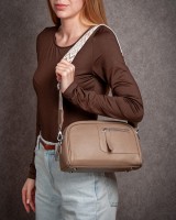 Женская кожаная сумка ALEX RAI 3232 khaki