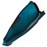 Синяя кожаная кредитница Piquadro Blue Square (PU1243B2_BLU2)