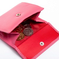 Женский кожаный кошелек Bright DR. BOND WS-33 plum-red