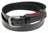 Мужской кожаный ремень под джинсы Skipper 1299-38