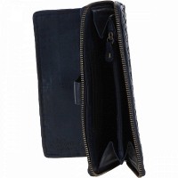Женский кожаный кошелек Ashwood D84 Navy