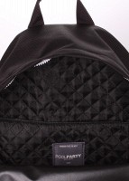 Молодежный рюкзак из ткани Poolparty eco-backpack-black