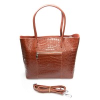 Женская кожаная сумка ALEX RAI 00109 camel