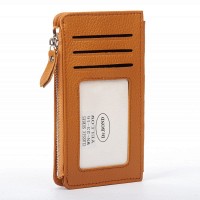 Женский кожаный кошелек Classik  DR. BOND WN-23-16 yellow