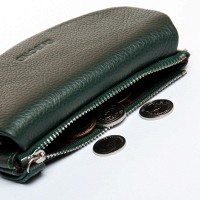 Женский кожаный кошелек Bright DR. BOND WS-239 green