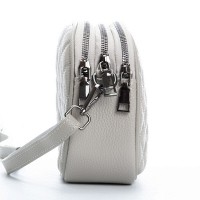 Женский молодежный кожаный клатч ALEX RAI 60065 pale grey