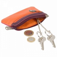 Кожаная ключница Visconti RB69 Geno (Orange Multi)