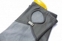 Женские комбинированные перчатки Shust Gloves серые 794s1 S