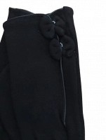 Женские стрейчевые перчатки чёрные 8722s3 L